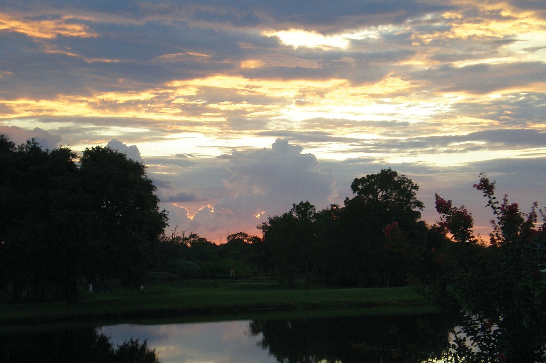 Barbara Birkenberger submitted this sunset photo, taken at River Landings in East Bradenton.