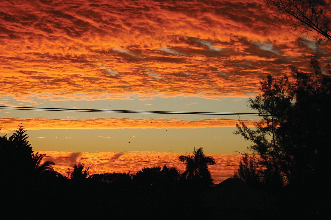 Melanie Barber took this sunrise photo near Broadway Street on the north end of the Key.