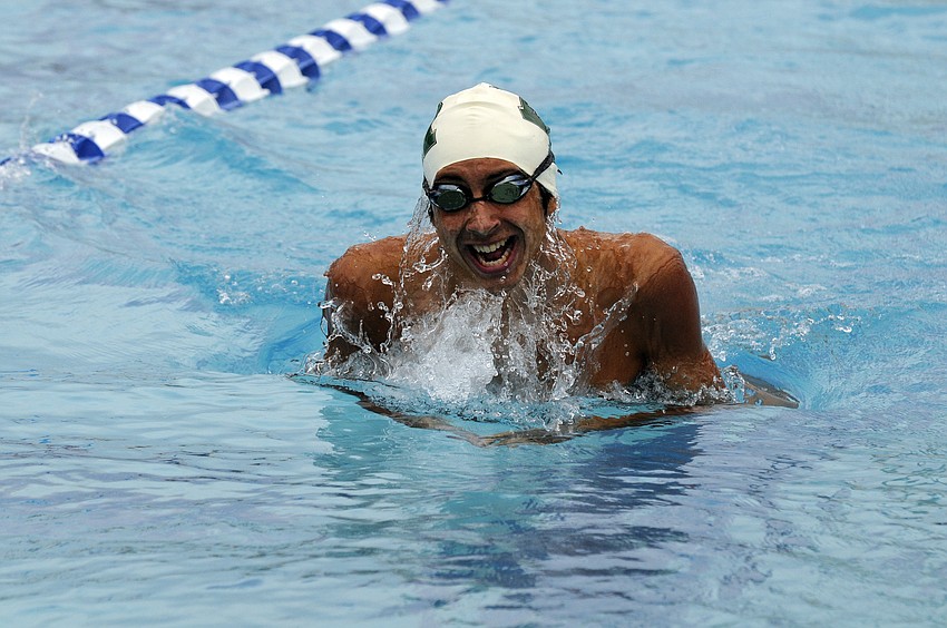 Lakewood Ranch junior Eric Erlenmeyer finished second in the 200 IM and won the 100 backstroke and the 200 medley and 400 freestyle relays.