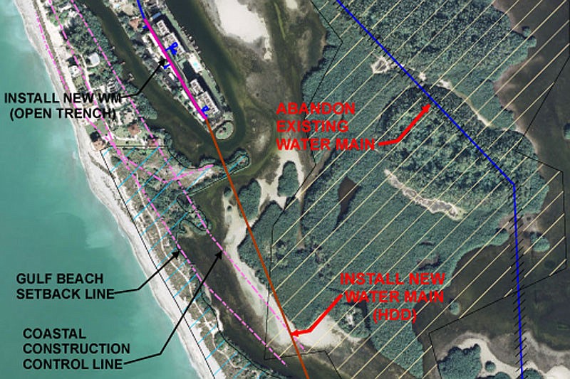 Sarasota County this summer approved a $1.1 million plan for a new water main connection between Siesta Key and Casey Key to improve flow and reliability.