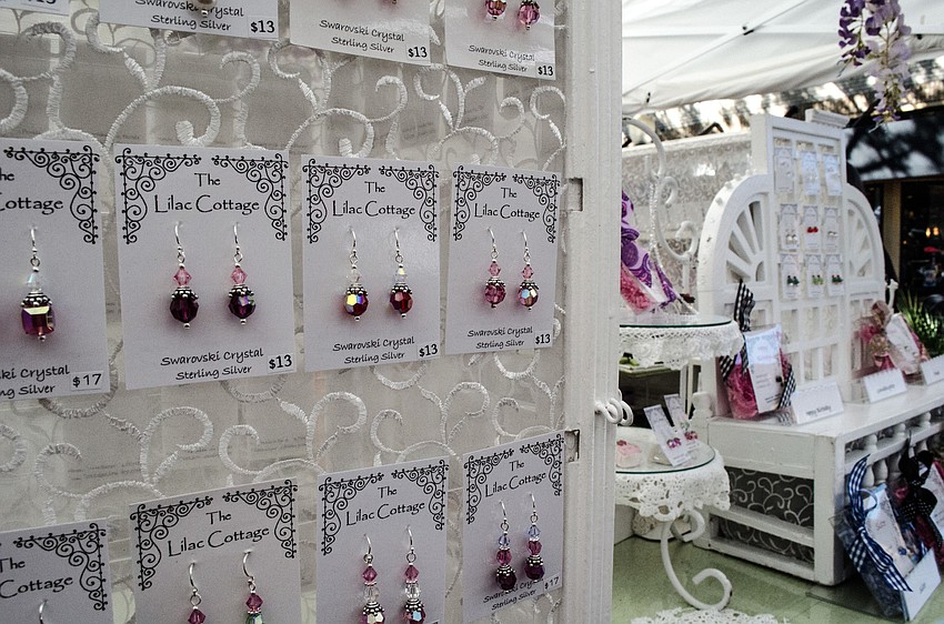 The Lilac Cottage sold jewelry made of Swarowski Crystal.