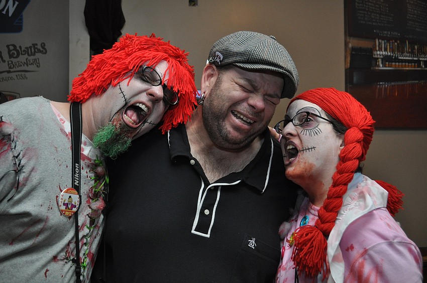 Eric Downton, James Russell and Renee Downton