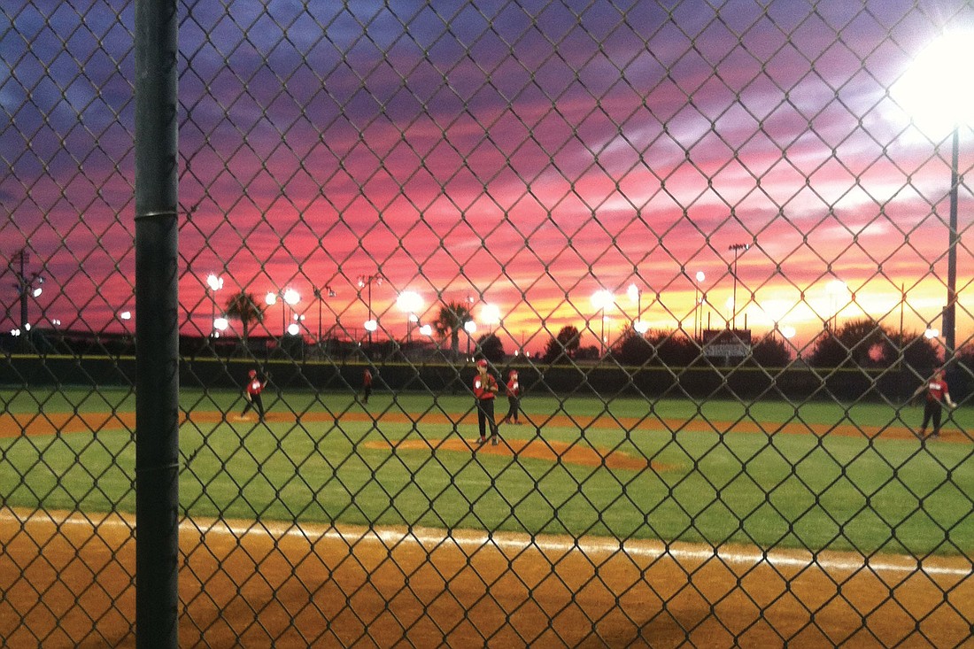 Stephen Brown took this photo during the sixth inning of a Lakewood Ranch Little League game.