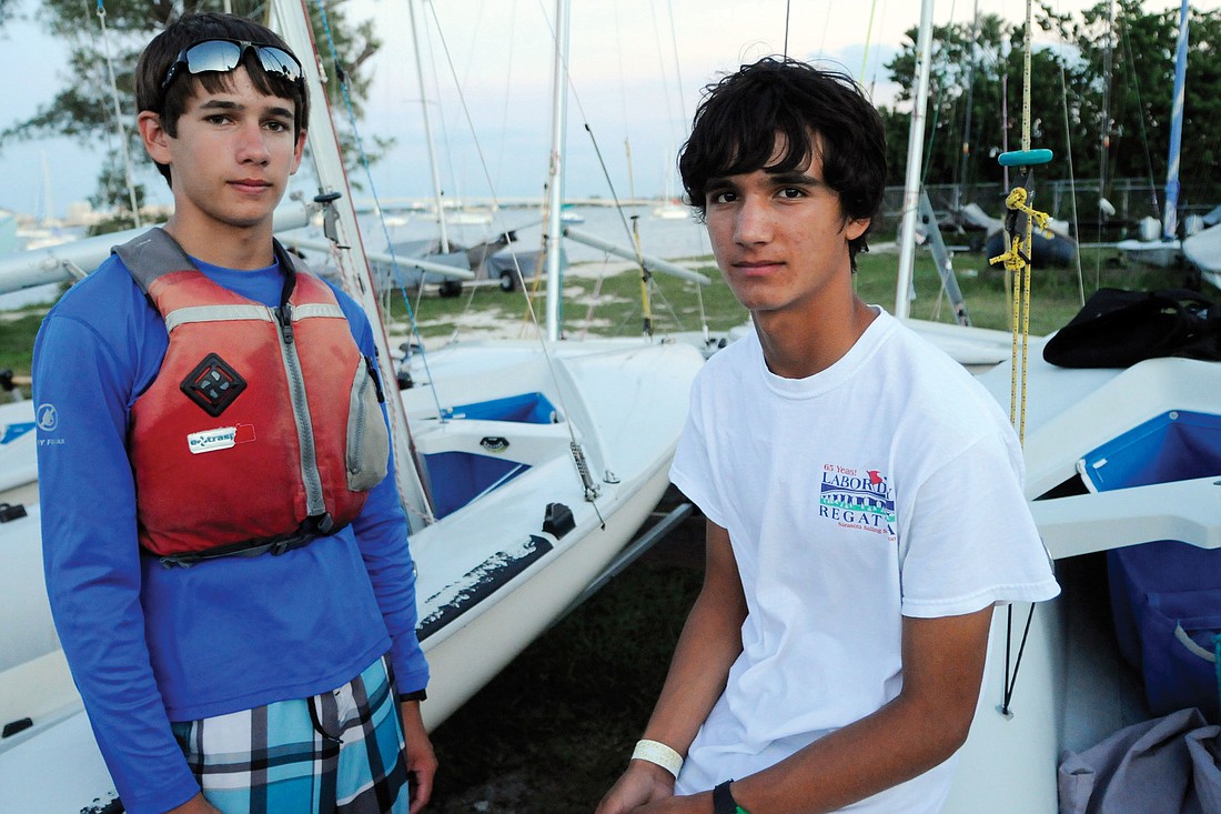 Sarasota Youth Sailing Squadron sailors Nick Hernandez and Nico Schultz, both 14, will represent Team USA in the BMW Optimist Team Race Cup Oct. 27, in Berlin.