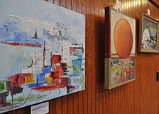 â€œSome of them I [paint] from pictures and some of them I do from my soul,â€ said painter Dr. Mary â€“ Louise Biasotti Hooper.