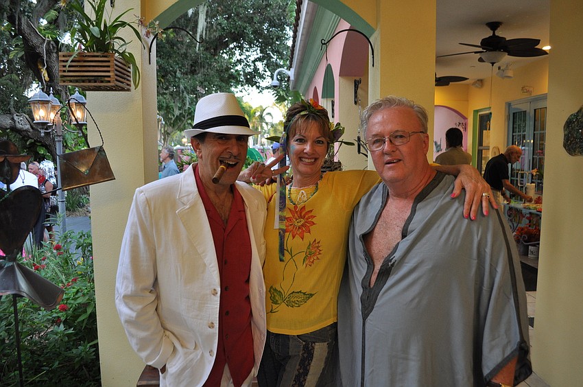 Roger and Lisa Barkin with Joseph McManus