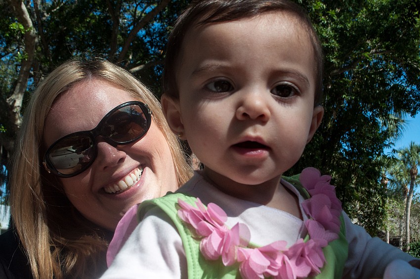 Jennifer Sholi brought her baby Summer to enjoy the festivities.