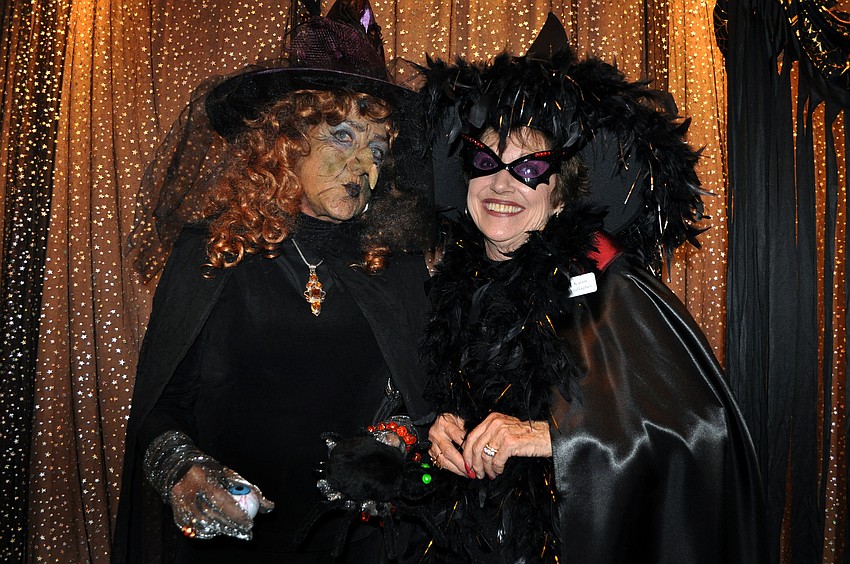 Rebecca Taylor and Karen Gallagher had a lot of fun dressing up as witches Wednesday, Oct. 31, at Bird Key Yacht Club.