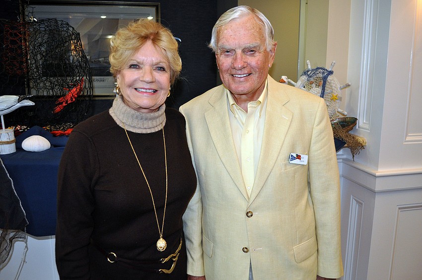Joyce and Bill Steele were the hosts for the Welcome Back Seafood Dinner Saturday, Nov. 3, at the Bird Key Yacht Club.