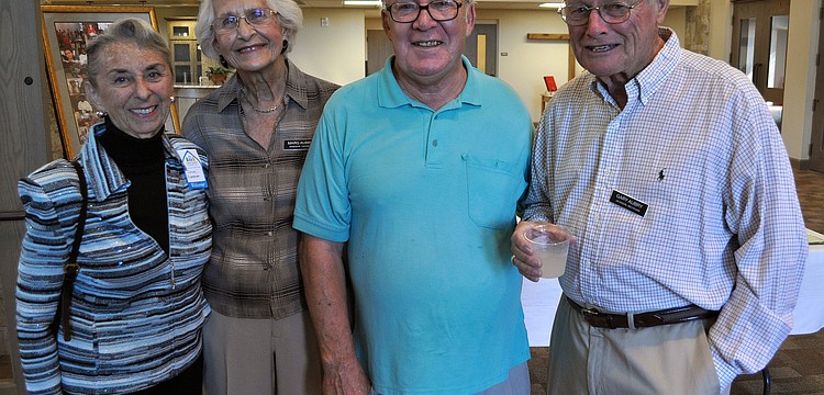 Donna Birnbaum, Marg Aubry, Jim Shields and Gary Aubry