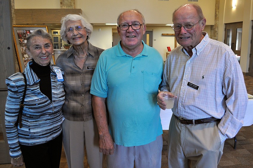 Donna Birnbaum, Marg Aubry, Jim Shields and Gary Aubry