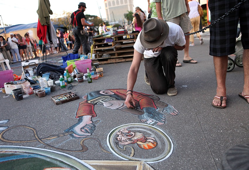 PHOTO GALLERY Sarasota Chalk Festival Sunday