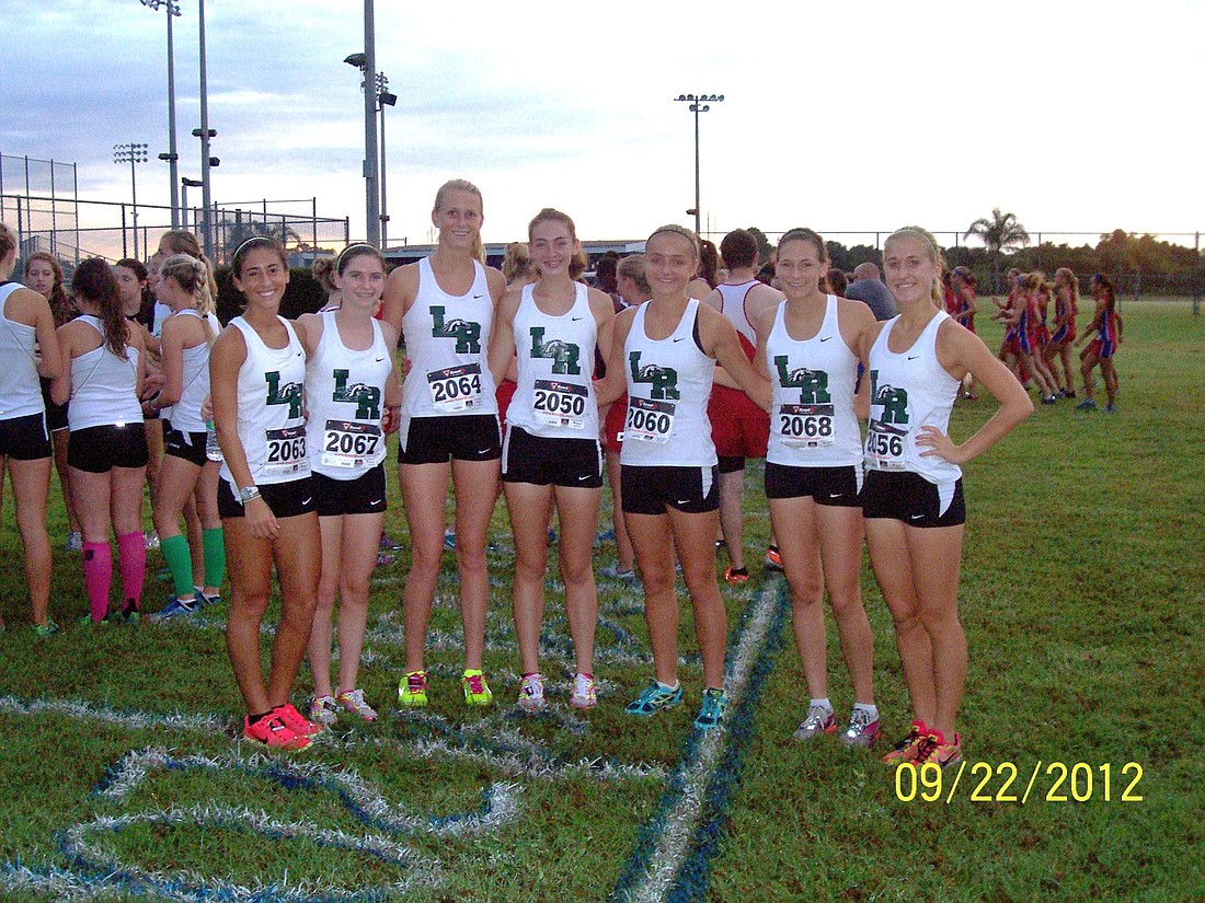 The Lakewood Ranch High girls cross-country team will compete in the Class 3A-Region 3 Cross-Country Meet Nov. 9.
