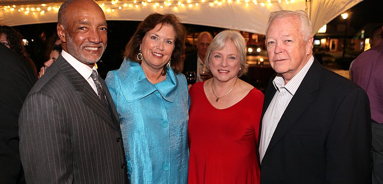 Ray DeSilva, Mary Jane Clark with Eileen and Bob Parkinson