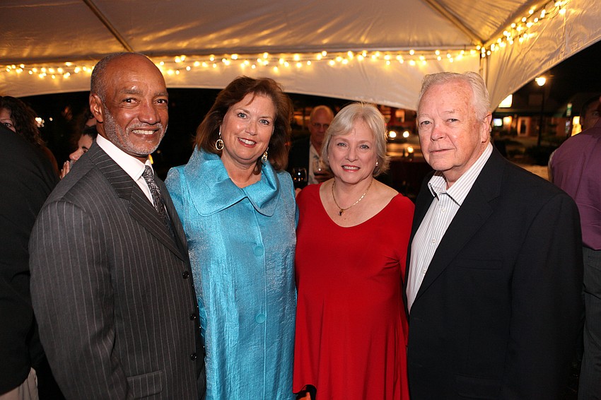 Ray DeSilva, Mary Jane Clark with Eileen and Bob Parkinson