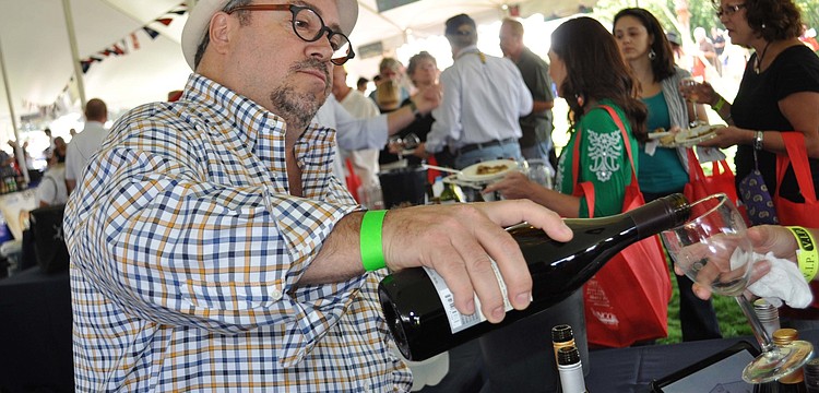 John Ireland poured samples from Pali Wine Co.