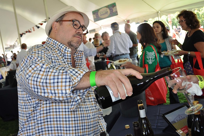 John Ireland poured samples from Pali Wine Co.