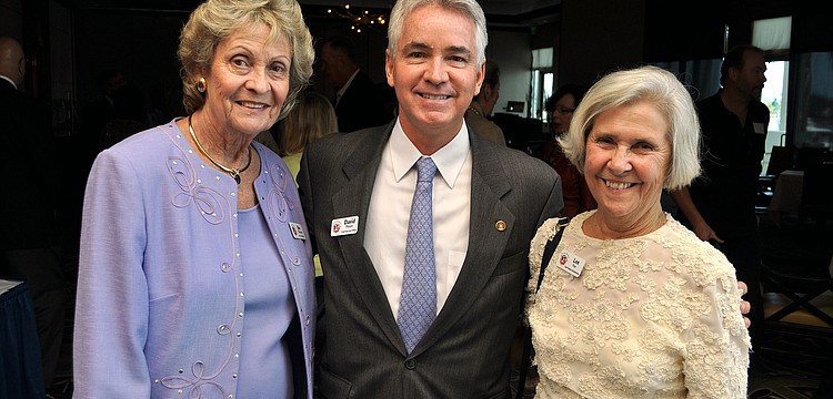 Event sponsor Bev Meadows, CEO David Pilston and Founder Lee Fox