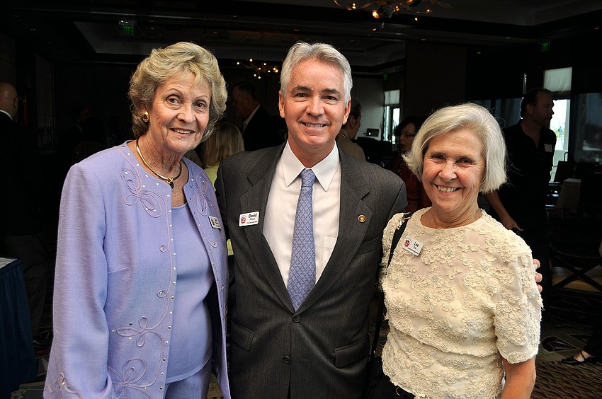 Event sponsor Bev Meadows, CEO David Pilston and Founder Lee Fox