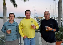 Rob Ploof, Jason Roznos and Lawson Mitchell