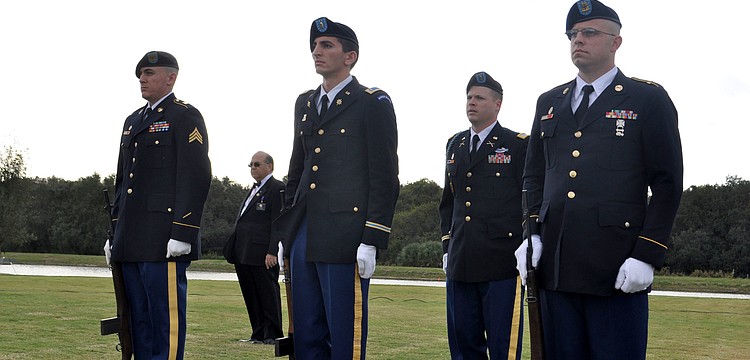 Sgt. Brian Craycraft, 2nd Lt. Mohammed Rasheid, 1st Lt. Brad Smith and Pvt. 1st Class Jacob Oâ€™Reilly