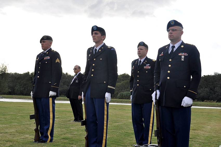 Sgt. Brian Craycraft, 2nd Lt. Mohammed Rasheid, 1st Lt. Brad Smith and Pvt. 1st Class Jacob Oâ€™Reilly