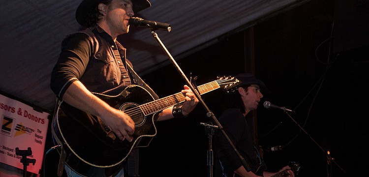 Country Singer Adrian Ray performed at the Haven Hoedown.