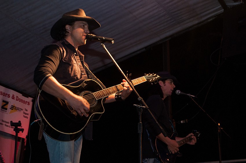 Country Singer Adrian Ray performed at the Haven Hoedown.