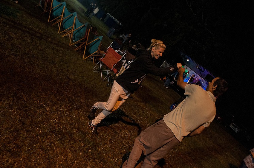 Jillian Shepard dances with David Alvarado