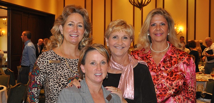 Leigh Simons, Judy Athari, District 5 Manatee County Commissioner Vanessa Baugh and Carmen Topper