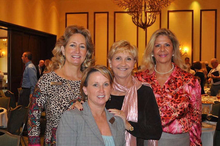 Leigh Simons, Judy Athari, District 5 Manatee County Commissioner Vanessa Baugh and Carmen Topper