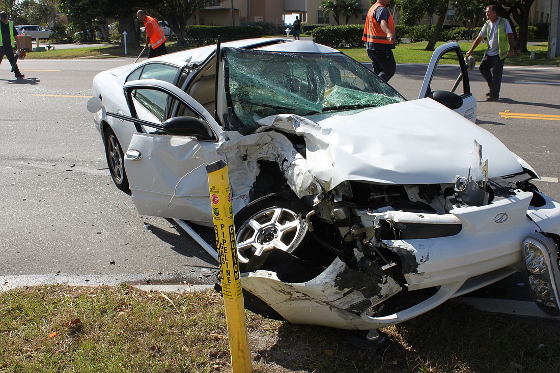 Gladys Blair's 2004 Oldsmobile sustained approximately $5,000 worth of damage.