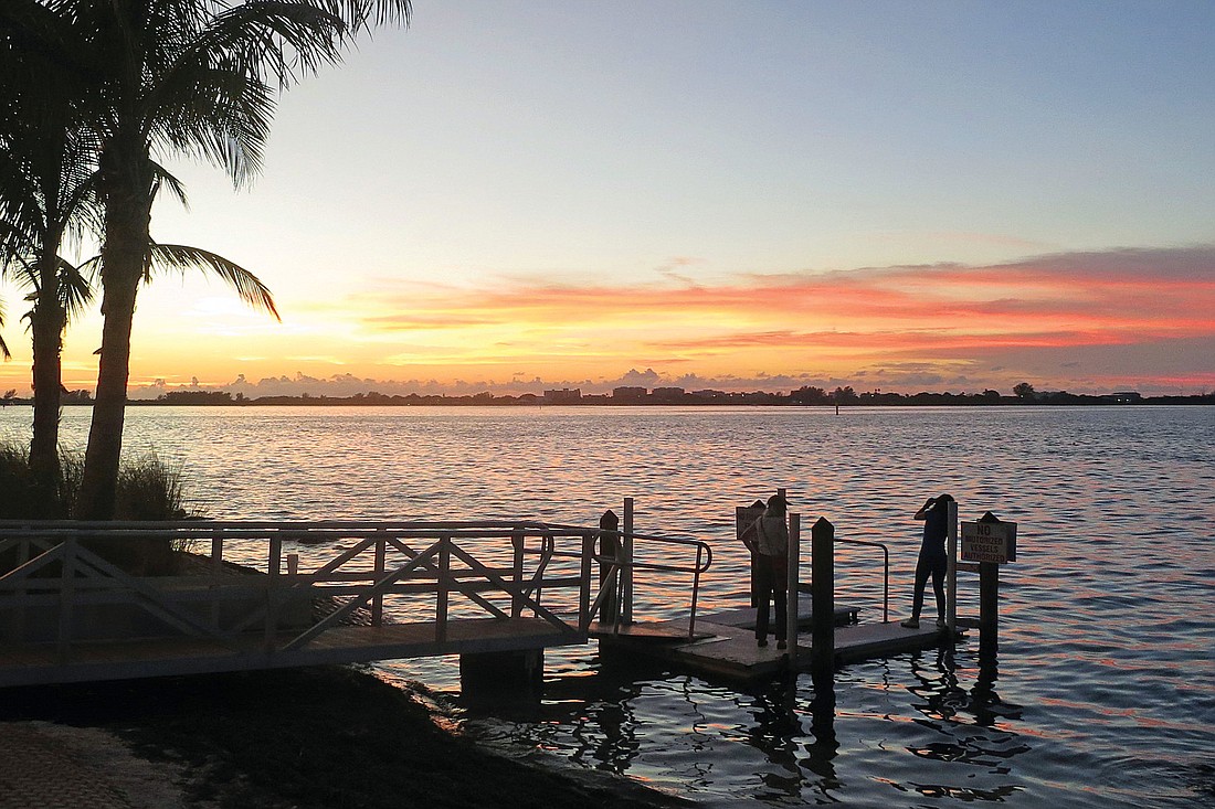 Paul Meese submitted this sunset photo, taken from Bird Key Park.