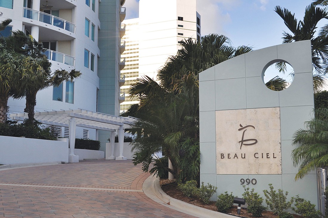Unit 803 at Beau Ciel, 990 Blvd. of the Arts, sold for $1.07 million. File photo.
