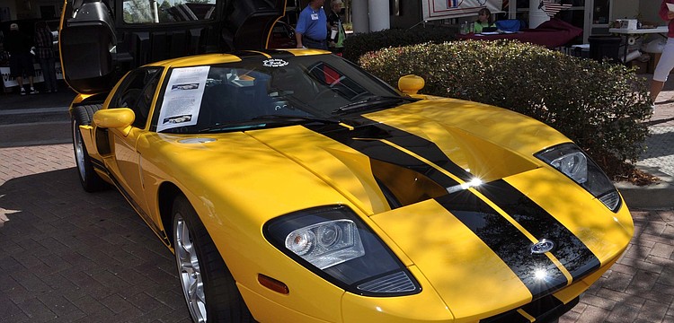 Joe Curley brought out his 2005 Ford GT, a vehicle made to celebrate Fordâ€™s 100th anniversary.