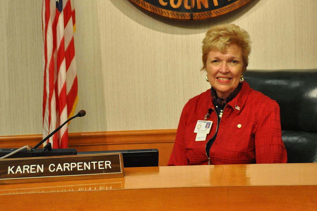 Karen Carpenter, new Manatee County school board chairman, acknowledged the challenge ahead.