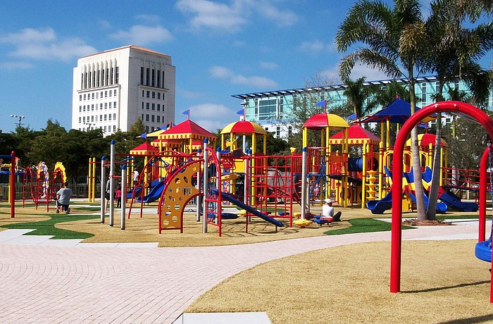 Once installed, the new shade structure will cover the small children's playground (ages 5-12), as well as the music area, providing relief from the sun.