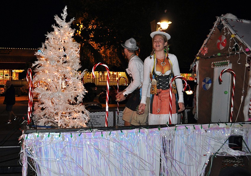 The Taste of Germany float had a Hansel and Gretel theme.