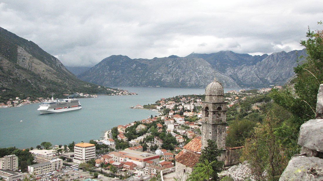 Kotor, Montenegro, had spectacular views. "It took a few hours, and on the way down, our legs started to feel like jelly, but the views on the way up and down and from the top wereÃ‚Â breathtaking," Barb Smith said. Photos by Fred Smith