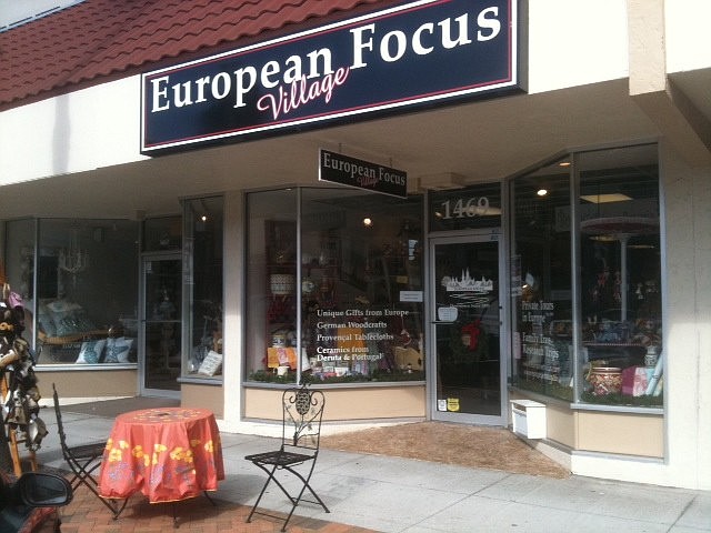 The Derheims opened European Focus Village in 2003, in Burns Square. In 2009, they moved it to a larger space on State Street. A year later, they moved the store to a more visible storefront on Main Street.