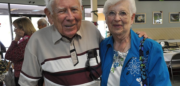 Al and Ardie Baars enjoyed looking at all the handcrafted items.