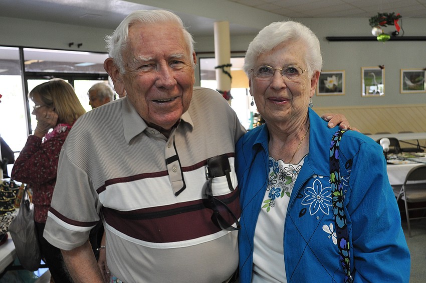 Al and Ardie Baars enjoyed looking at all the handcrafted items.