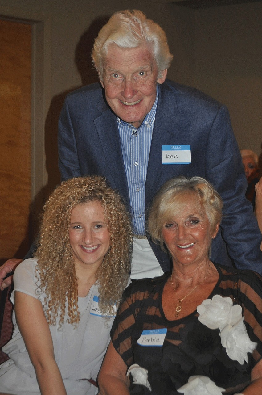 Jessica Bodell with Barbie and Ken McCartney