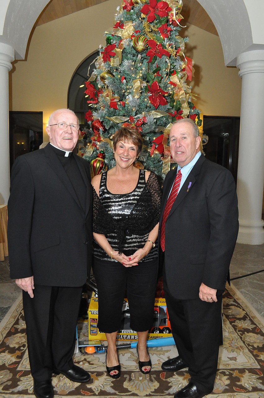 Monsignor Vincent Bartley, Linda Piro and George Haviland