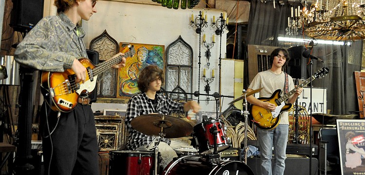 Jack Berry, Jake Porat and Scott Stevenson provide music as the Tritones