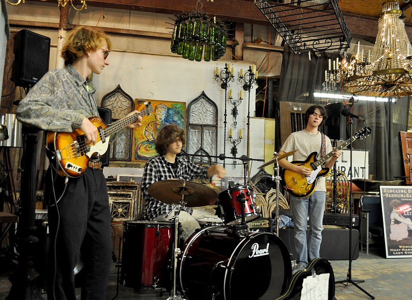 Jack Berry, Jake Porat and Scott Stevenson provide music as the Tritones