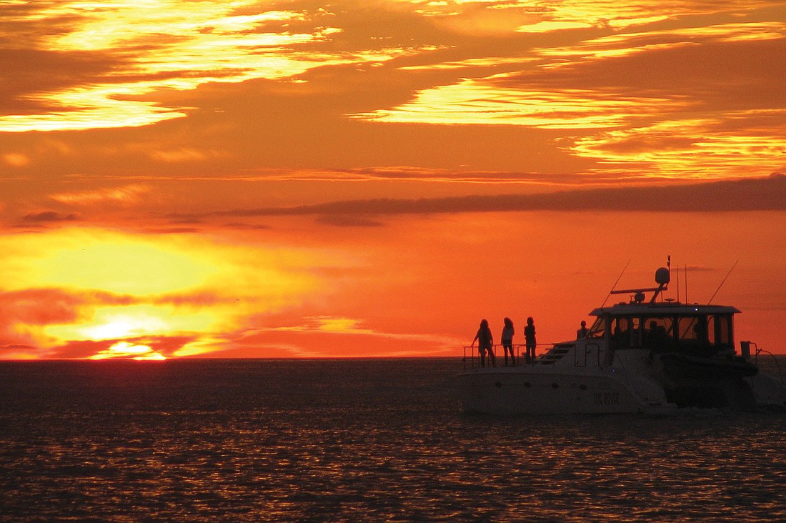 Richard Kennell submitted this sunset photo, taken off Siesta Key.
