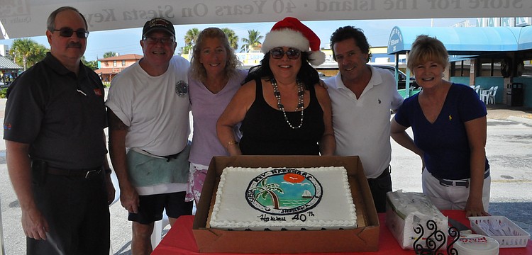Jim Troiano, James Johnson, Liz Santangini, Patricia and Jim Hillier and Mary Mahoff