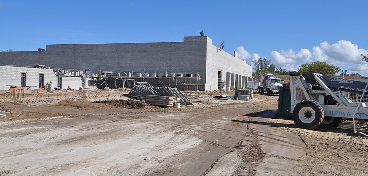 Constructions teams worked on the foundation of the new Longboat Key Publix in July. The grocery store opened Dec. 13 on Bay Isles Road.