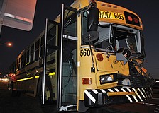 The 26 students riding Manatee County School District Bus 560 all escaped a Jan. 5 crash with only minor injuries. Counselors were available at Braden River Middle Jan. 9 to meet with students. Published Jan. 12, 2012.